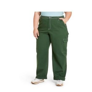 Sandy Liang for Target Green Cargo Pants